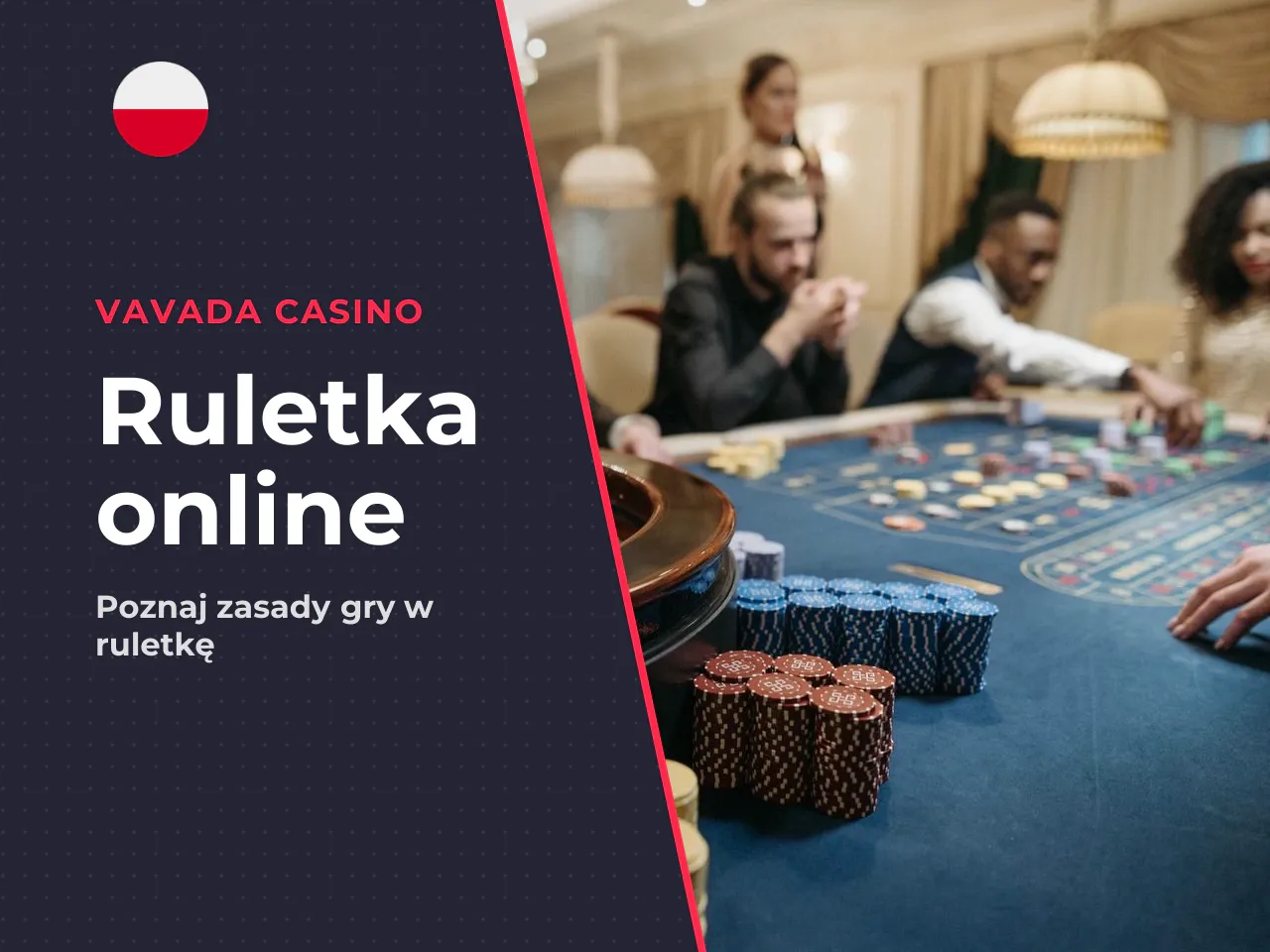 Roulette wheel, kulka i układ stołu